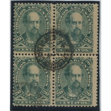 ARGENTINA 1888 GJ 89 CUADRO DE ESTAMPILLA USADAS